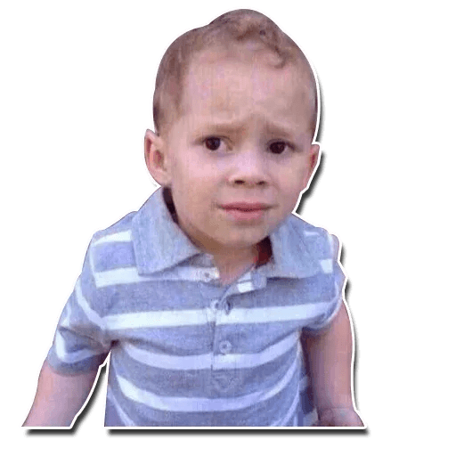 Confused kid WhatsApp Stickers - Stickers Cloud