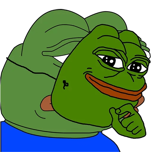 pepe think WhatsApp Stickers - Stickers Cloud
