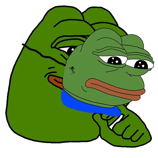 pepe think WhatsApp Stickers - Stickers Cloud