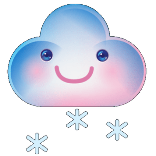 Download Cloud Weather WhatsApp Stickers - Stickers Cloud